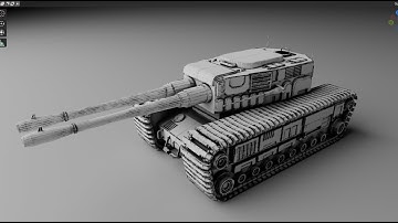 Make (another) Sci-fi Tank - Grid Modeler + Loop Copier (blender addon)