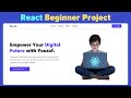 React JS Beginner Project | Build Your First Website Step-by-Step