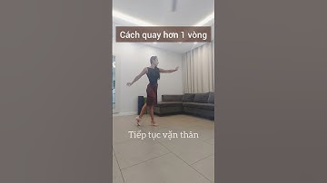 Cách xoay vững hơn 1 vòng | one and a half spiral turn #ballroomdance #hocnhayonline #lilysolodance