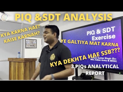 PIQ & SDT ANALYSIS KYA DEKHTA HAE SSB | GALTIYA KAHA HOTI HAE, SSB, SSB INTERVIEW, DEFENCEASPIRANTS.