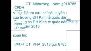 Điểm chuẩn Học Viện Công Nghệ Bưu Chính Viễn Thông TPHCM (Miền Nam)