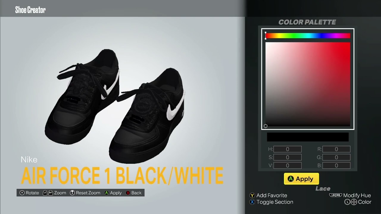 nike air force 1 nba 2k20