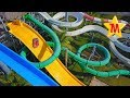 Incredible Water Park Fun in Mexico Cancun Vacation For Kids Compilation IRL