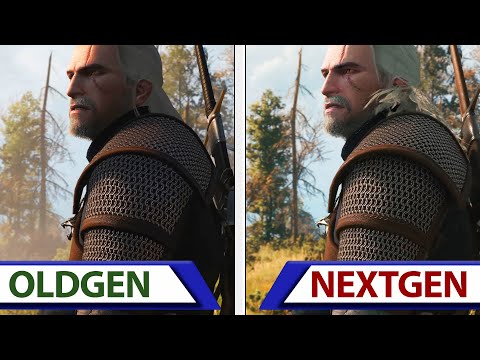 The Witcher 3 | Next-Gen Update Graphics Comparison | Early Gameplay Showcase