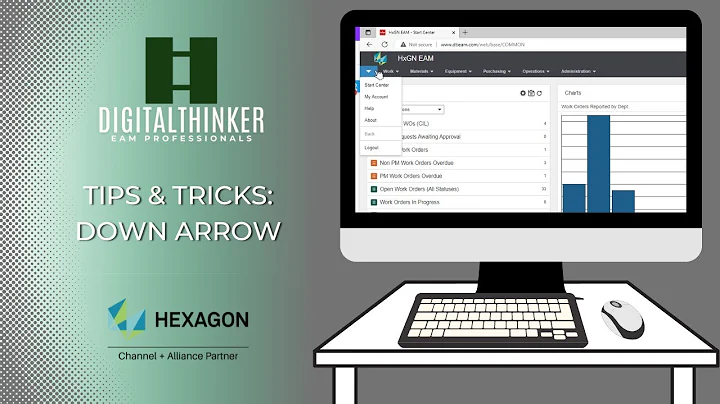 Expand your Knowledge with Tips and Tricks about the Down Arrow in HxGN EAM