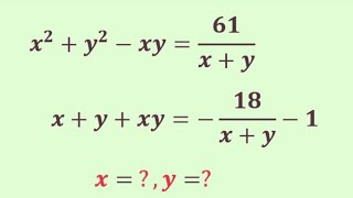 A Nice algebra math exponentials problem | Olympiad Question | rational problem | x=?,y=?