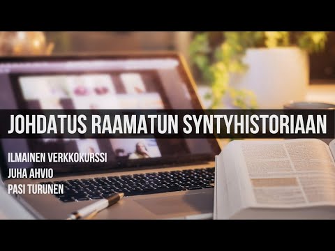 Video: Raamatun Perinteen Mysteeri - Vaihtoehtoinen Näkymä