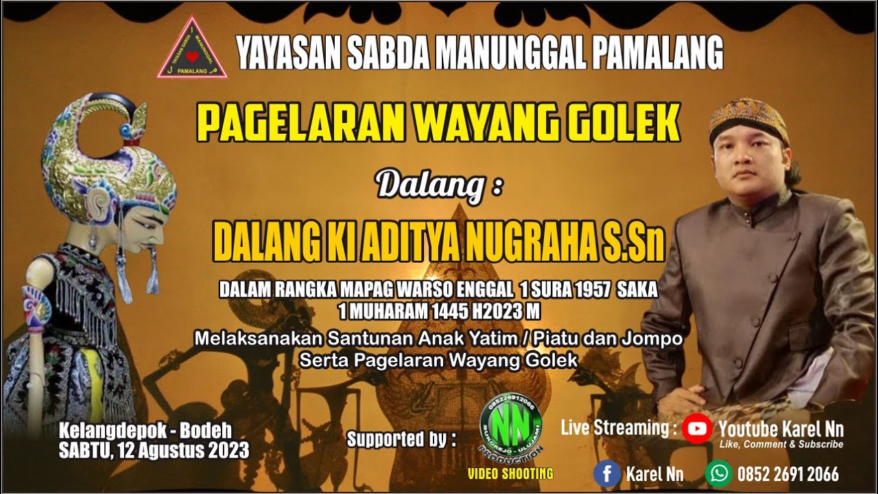 live streaming pagelaran wayang golek dalang ki aditya nugraha s sn