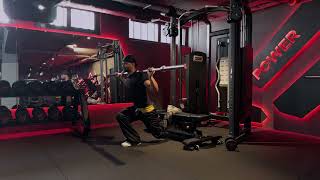 Bulgarian Split Squat — Barbell — Back Rack — Left Leg — How To (Proper Form) | Libo