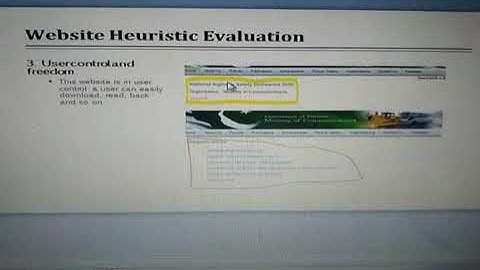 #MinistryofCommunication: Evaluating & Improving Existing Interface based on Heuristic Evaluation