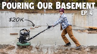 Building a House Start to Finish | Pouring Concrete Floors Ep. 4