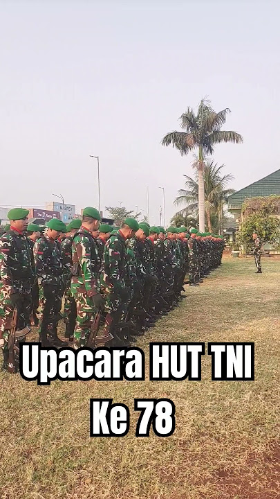 Upacara HUT TNI ke 78 2023