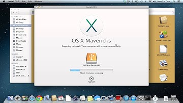 Installing OS X 10.9 Mavericks update on your Mac