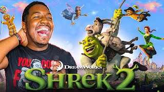 *SHREK 2* Has Me Thinking The SHREK FRANCHISE IS A GOAT! | Movie Reaction FIRST TIME WATCHING