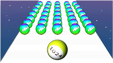 Pow Ball  2048 Ball Merge - Gameplay Walkthrough - Levels 1-10