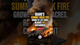 Idaho’s Summit Creek Fire Grows to 1,227 Acres, Reaches 10% Containment