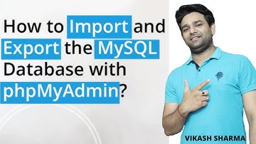 How to Export and Import PHPmyadmin database file in second? | Phpmyadmin Database tutorials