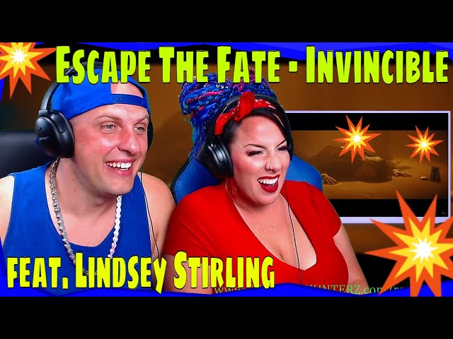 Escape The Fate - Invincible feat. Lindsey Stirling (Music Video) The Wolf Hunterz Reactions class=