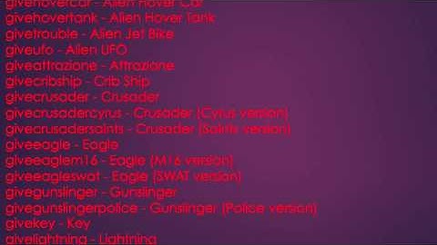 Saints Row 4 Cheat Codes