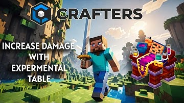 increase damage with expeimental table in craftersmc skyblock | how to increase damage in craftersmc