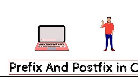 Prefix and Postfix in C