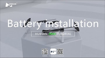 HUBSAN ZINO Battery installation tutorial