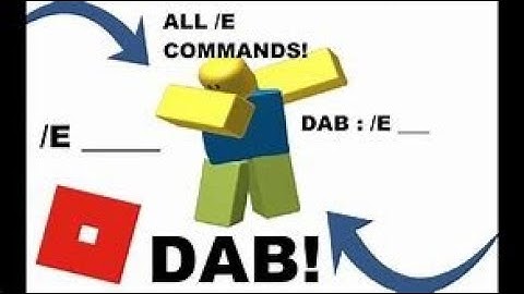 ALL /E COMMANDS/EMOTES IN ROBLOX! (Roblox The YT Studio!)