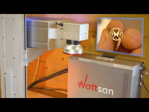 Видео: Уникальный УФ лазерный маркер Wattsan