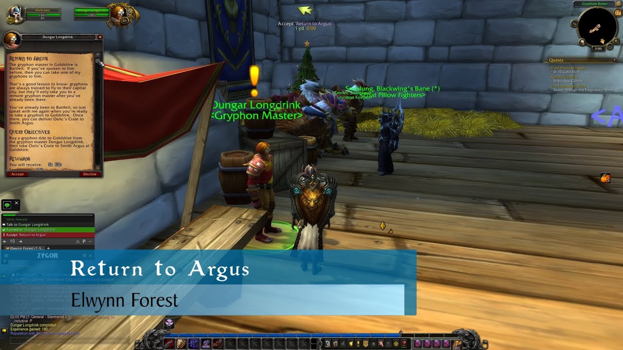 Let's Play - Everyquest - World of Warcraft - Elwynn Forest - Return to Argus