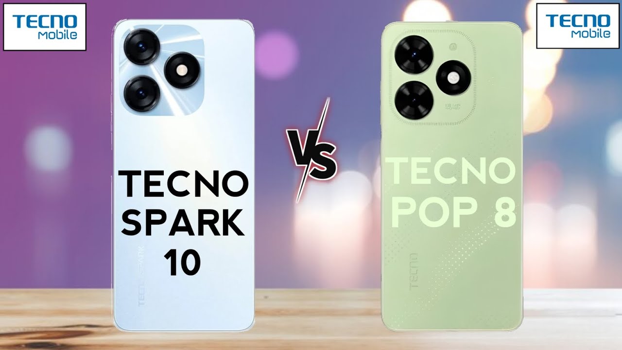 Tecno Spark 10 Vs Tecno Pop 8 