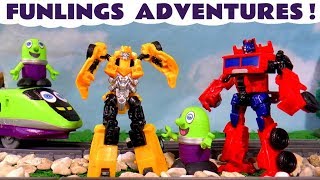 Funny Funlings Adventures with Transformers Bumblebee