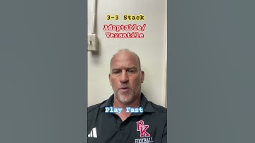 The Versatile 3-3 Stack Defense #americanfootballcoach #footballcoach #footballcoaching