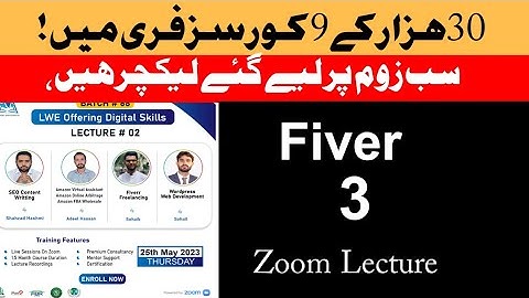 Batch#67&68 Lect#03 Fiverr Freelancing By Sohaib Powered By LWE