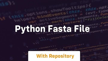 python fasta file