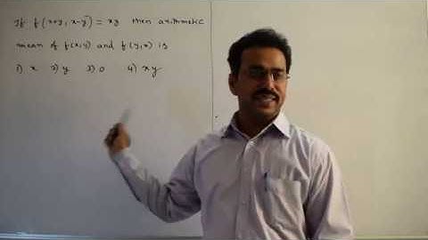 If f(x+y,x-y)=xy then the arithmetic mean of f(x,y) and f(y,x) is