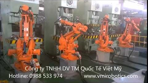 Cty TNHH DV TM Quốc Tế Việt Mỹ: Robot hàn, Robot gắp, Robot sơn ....