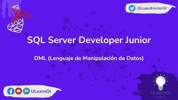 12: DML (Lenguaje de Manipulación de Datos) SQL Server