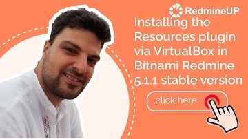 Installing the Resources plugin via VirtualBox in Bitnami Redmine 5.1.1 stable version