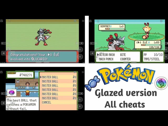 POKEMON RUBY CHEATS(RARE CANDY,MASTER BALL,SHINY,WALKTHROUGH WALLS,LEGENDAY  POKEMON-LUGIA) 