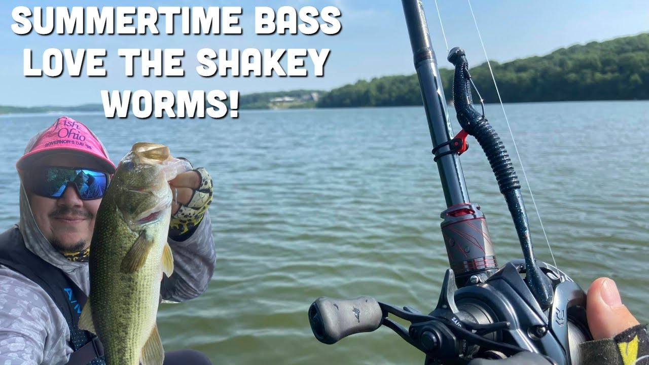 Summertime Bass Fishing at Hueston Woods State Park! (CKF)