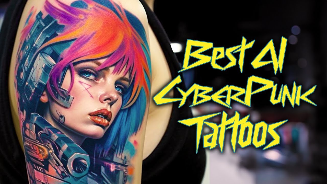 Four Night City Arm Cyberpunk Tattoo Stickers - Etsy