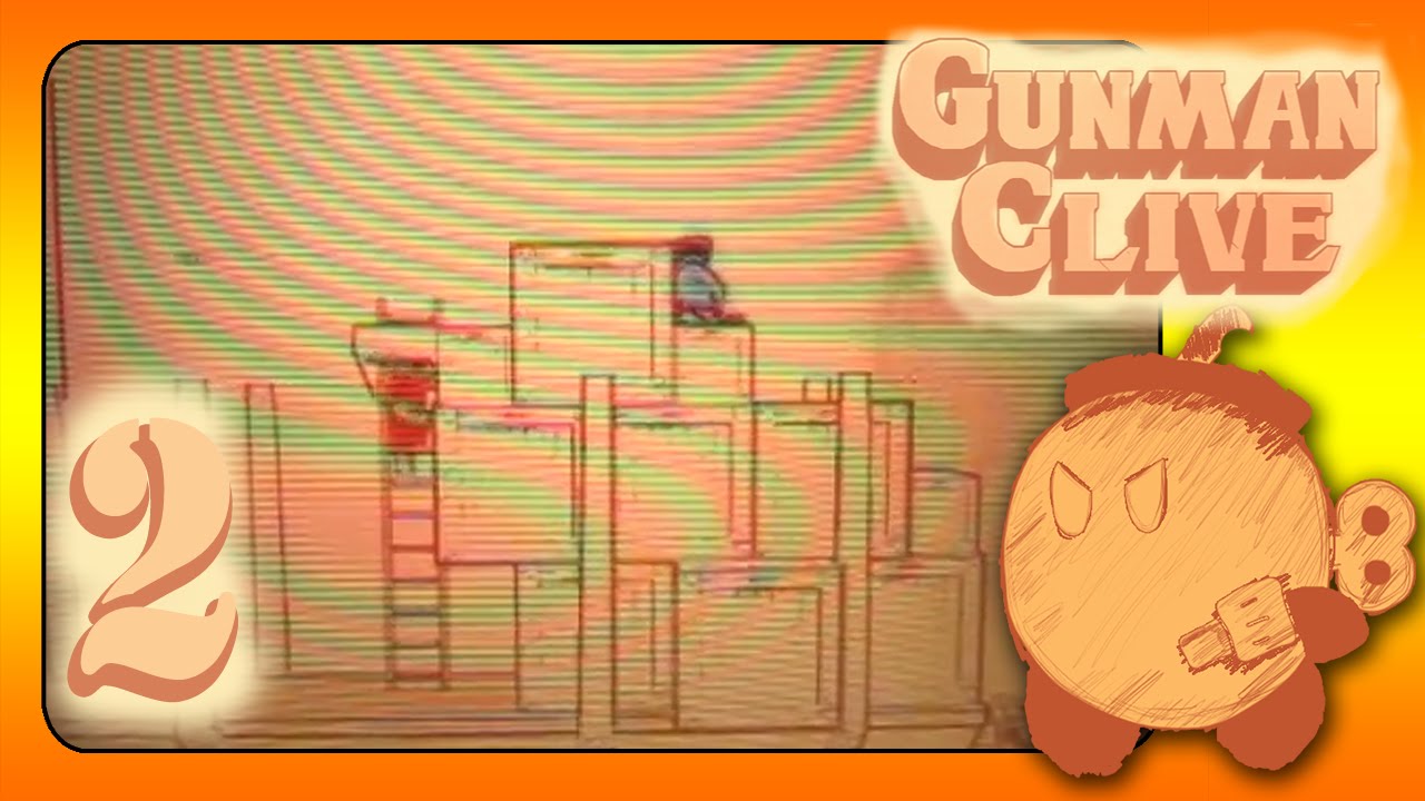 Let's Play GUNMAN CLIVE #2 - BEAT BLOCK TRAIN RAIL - We find ourselves on top of a speeding train, whose head turns into...a random boss monster?