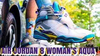 jordan aqua 8 womens