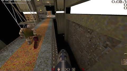 Quake - Worksite (secret route) contest winning demo in 0:11.77446 by Conny 