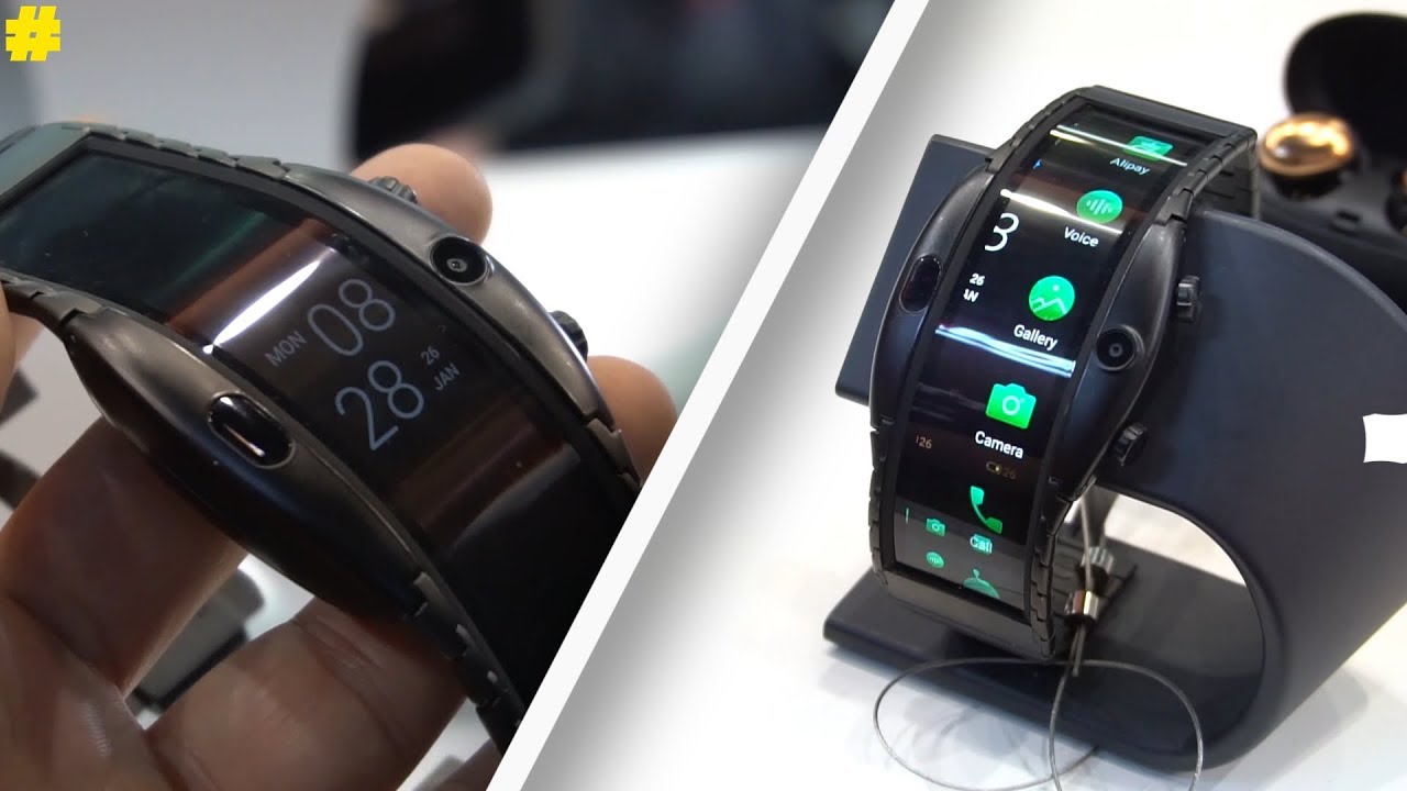 foldable watch phone