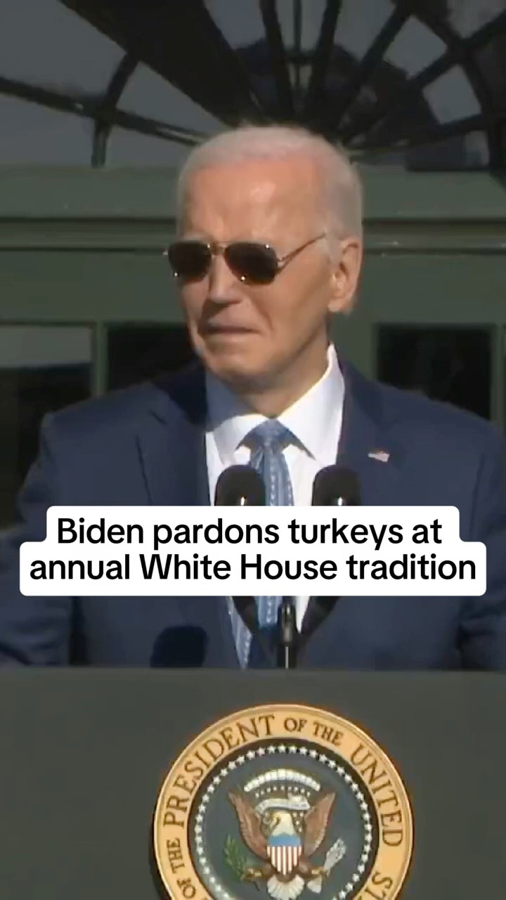 Biden pardons turkeys at annual White House tradition