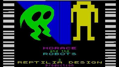 Horace and The Robots - Brand New Release for the ZX Spectrum
