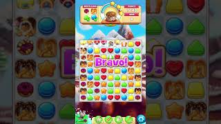 Cookie Jam Level 128 no booster [Gameplay] [normal speed | optimized for smartphones]