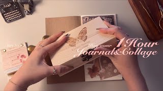 [ASMR] Journal with me | #1hours #asmr #journal #scrapbook