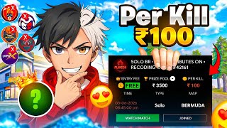 WTF 😱 ₹100 PER KILL TOURNAMENT 😳 || Tournament Can Make You Rich screenshot 3
